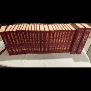 1994 WORLD BOOK Encyclopedia Complete 24Vol Set, 1995 Yearbook And Dictionary